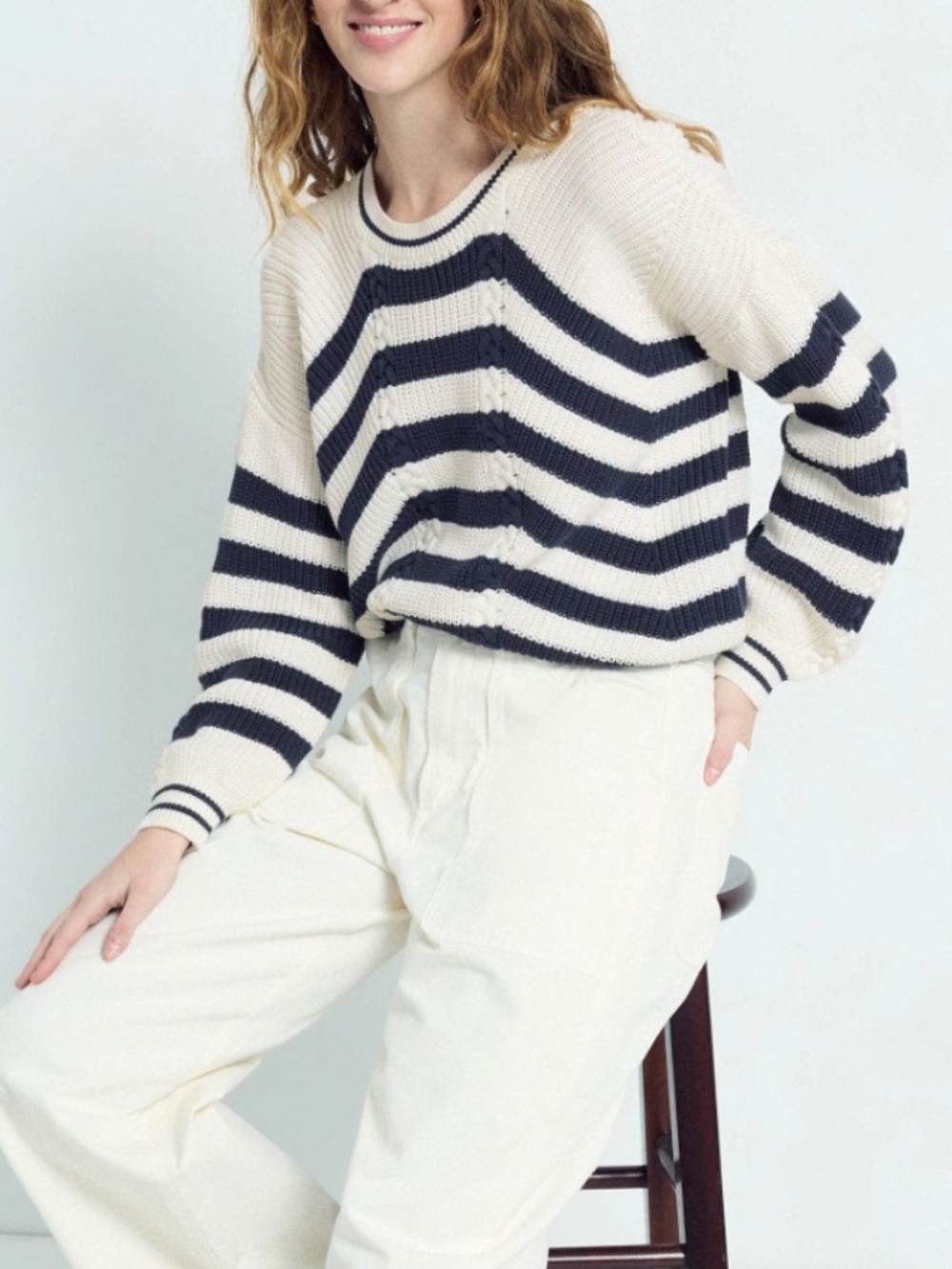 Splendid Vienna Chevron Knit Sweater. Size Medium